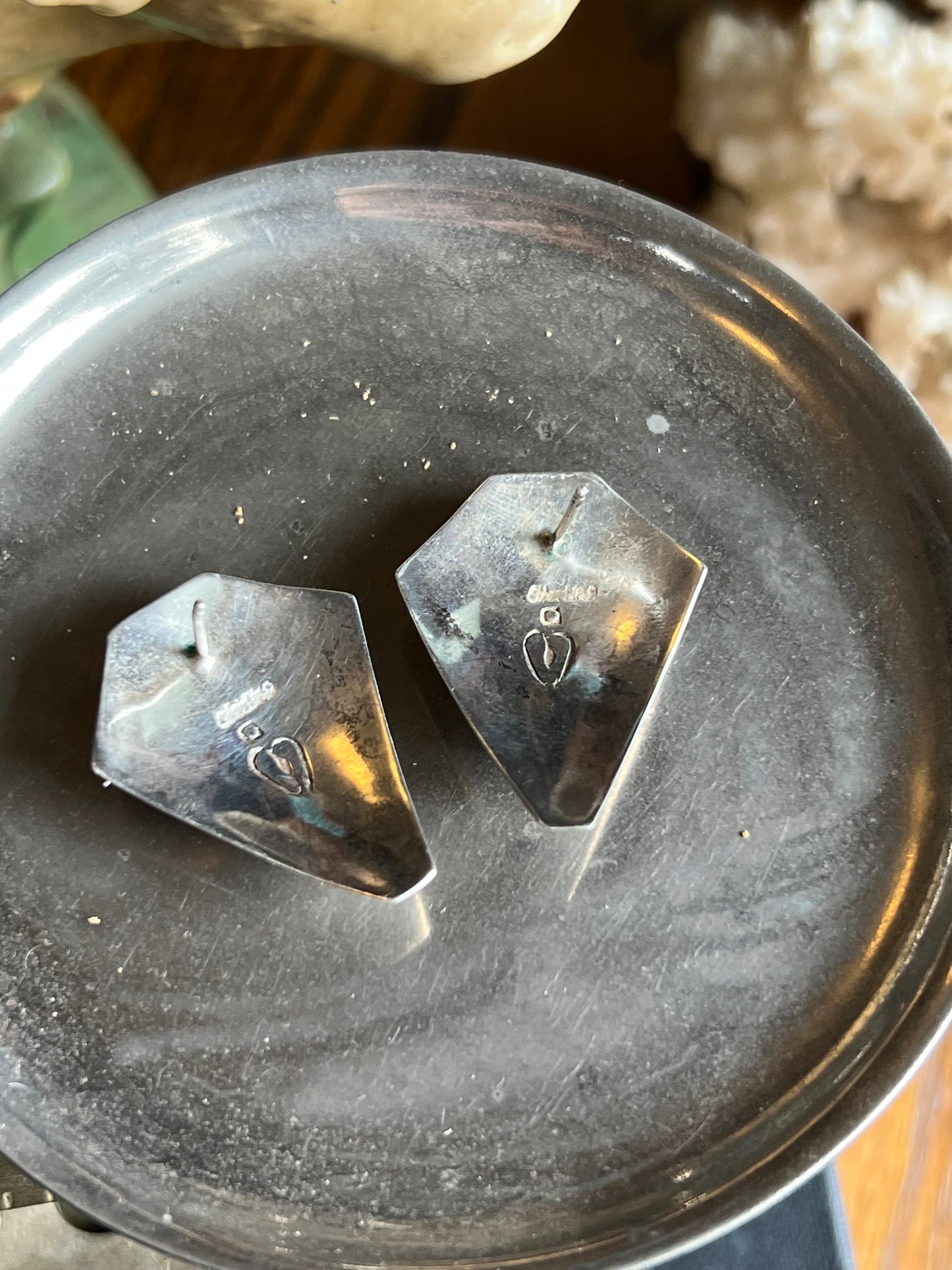 Sterling Silver & Blue Lapis Earrings