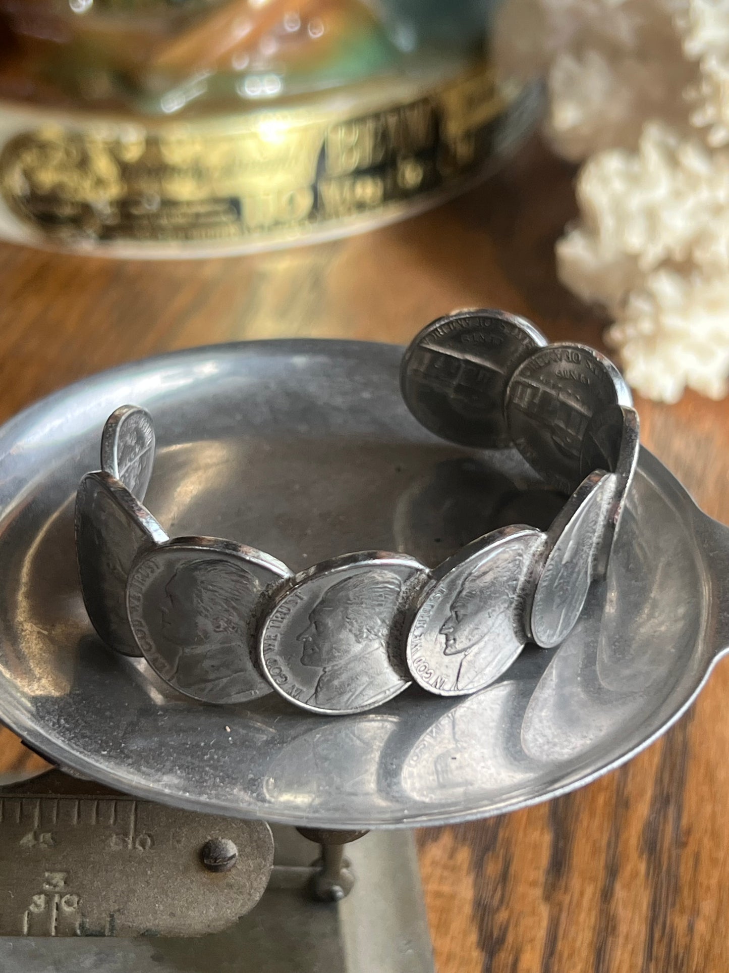 In God We Trust Jefferson Coin Cuff