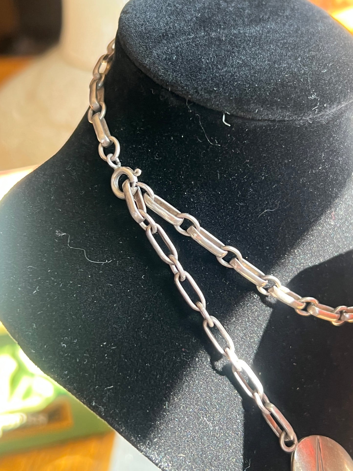 “RB” Blue Lapis 3-Stone Necklace