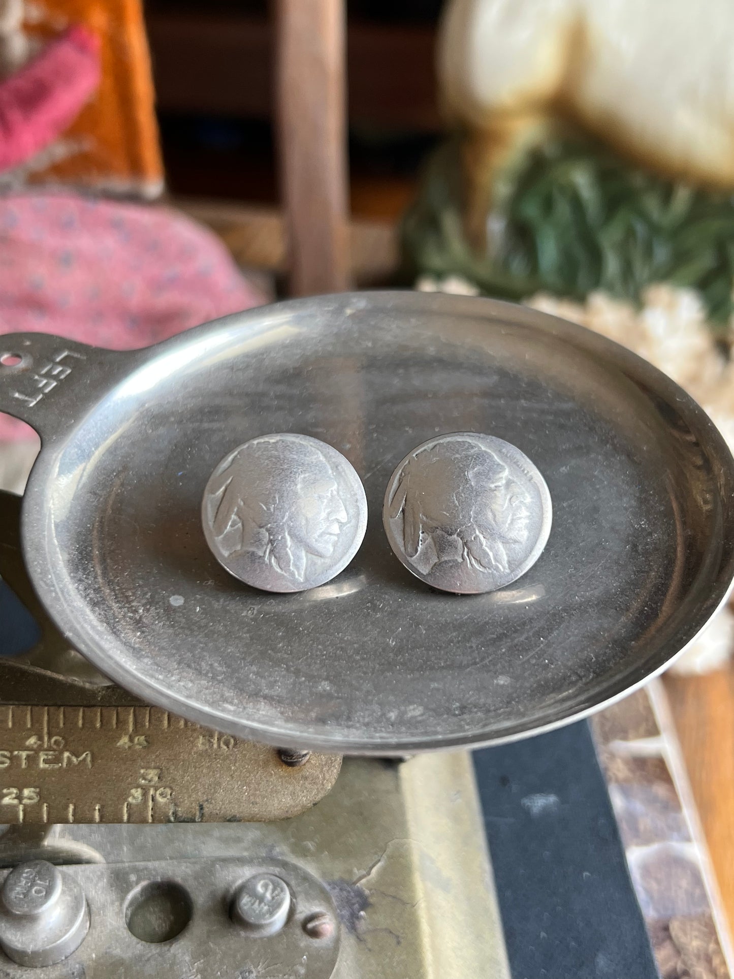Coin Post Earrings