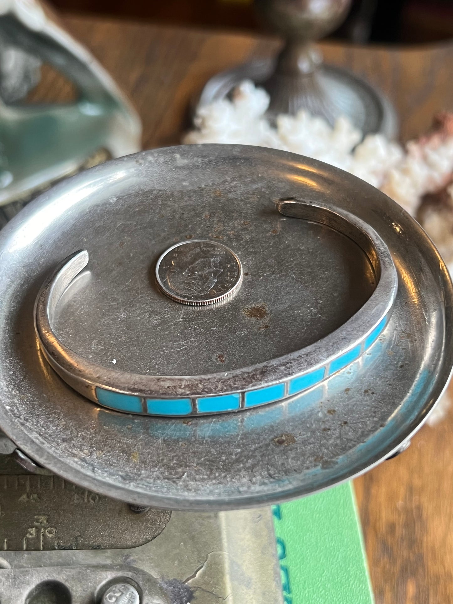 Turquoise Inlay Cuff