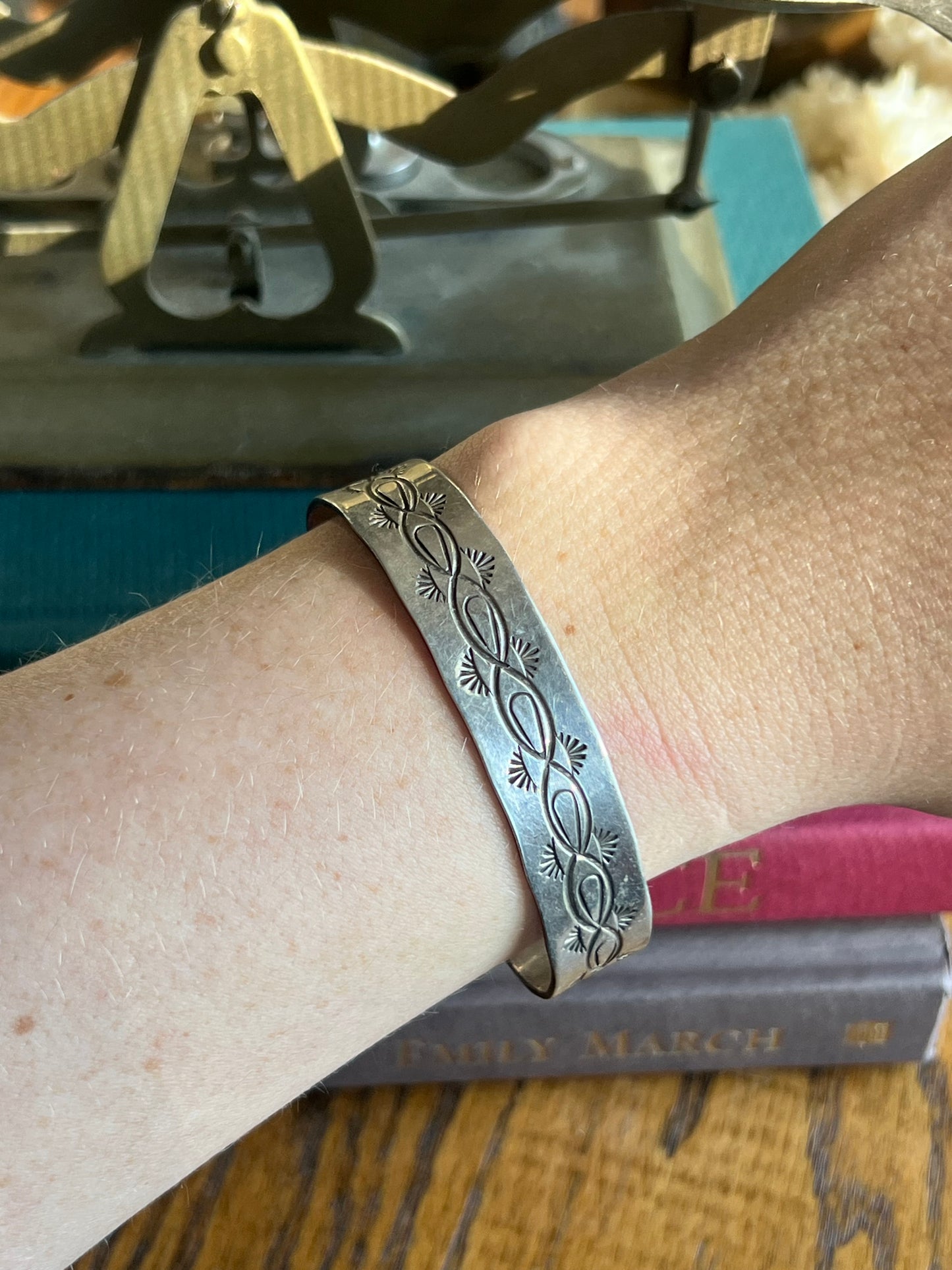 “Sarah” Sterling Silver Cuff