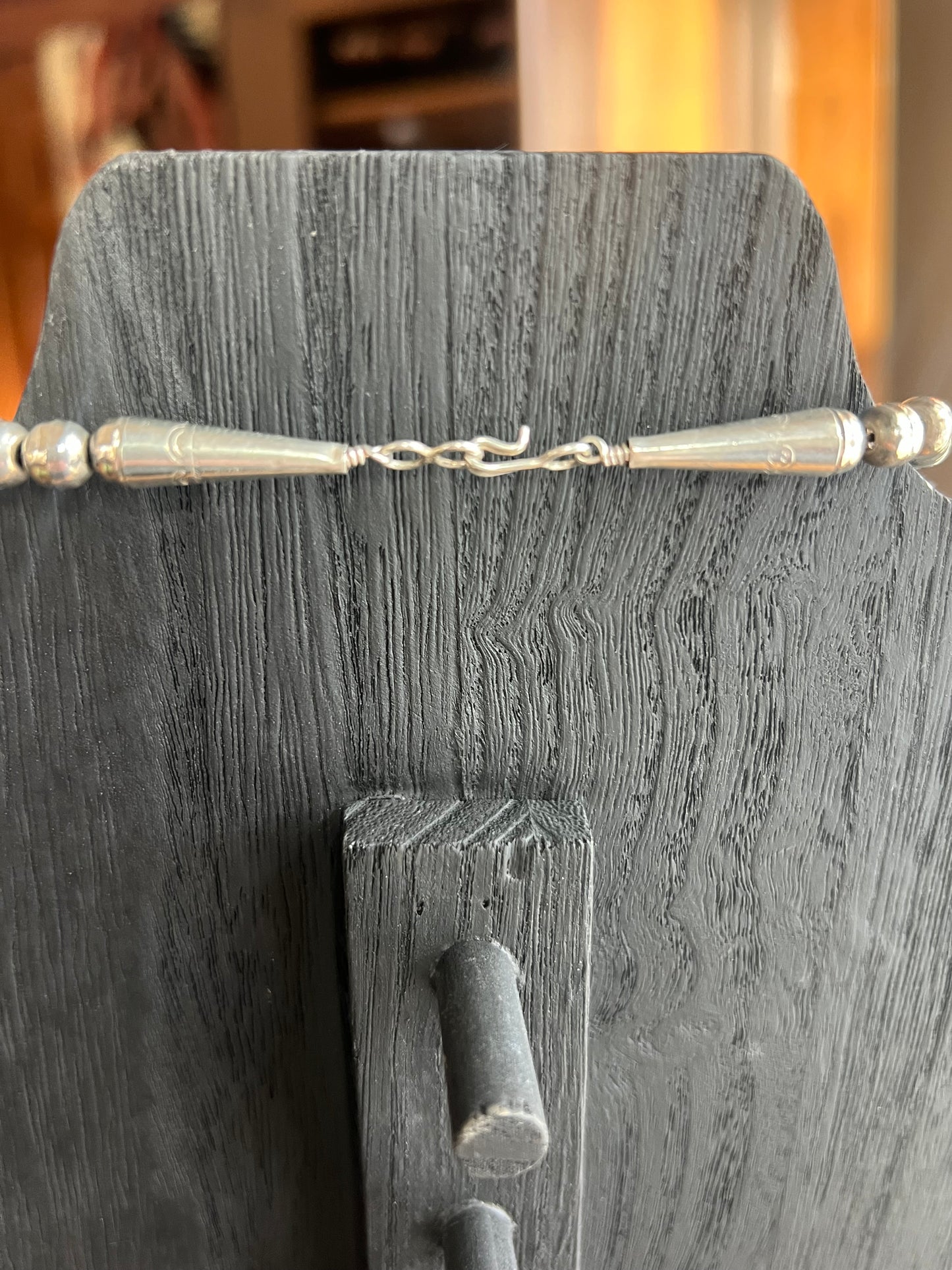 Black Onyx Squash Blossom Necklace