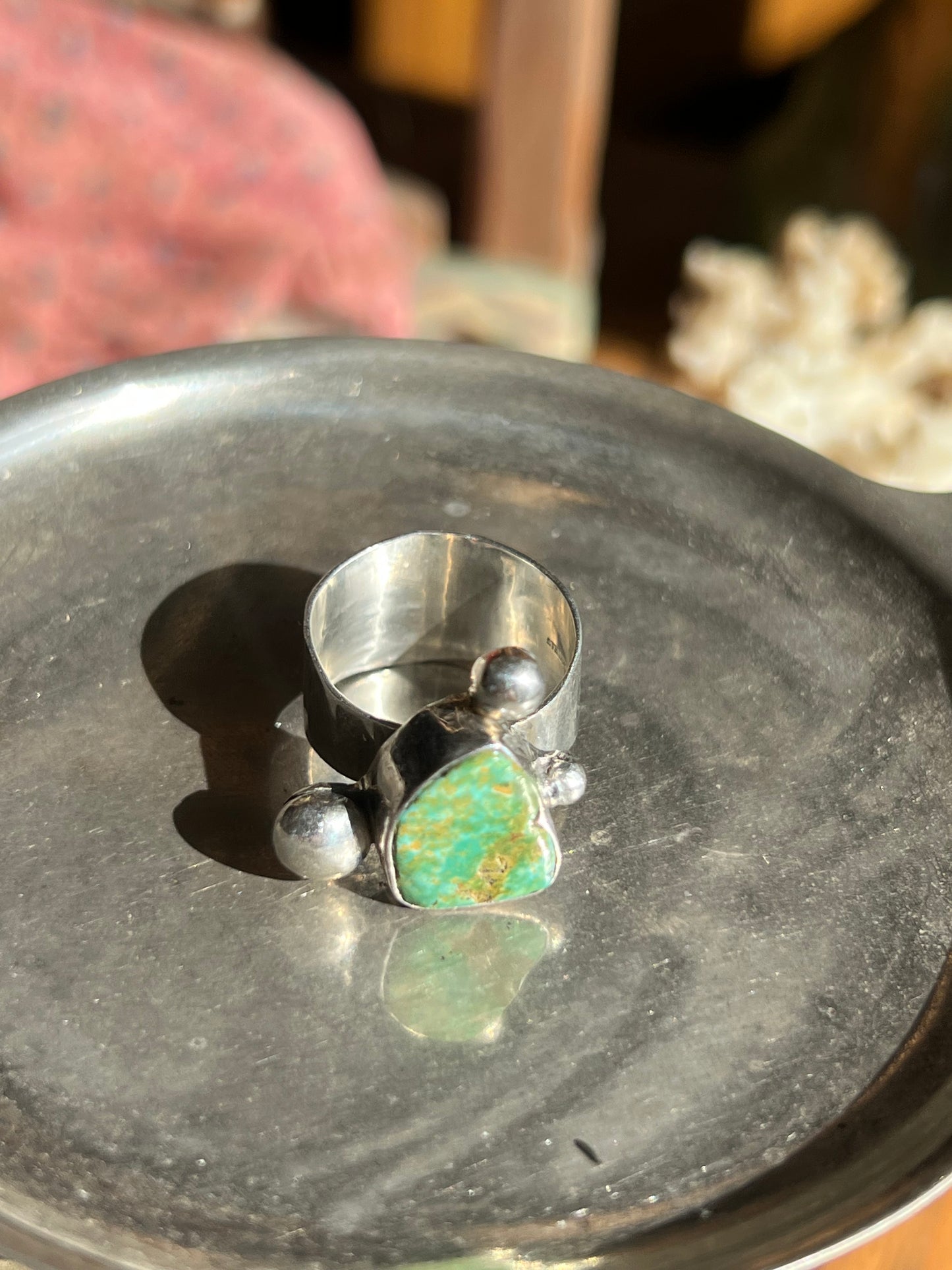 Santa Rita Turquoise Sterling Silver Ring