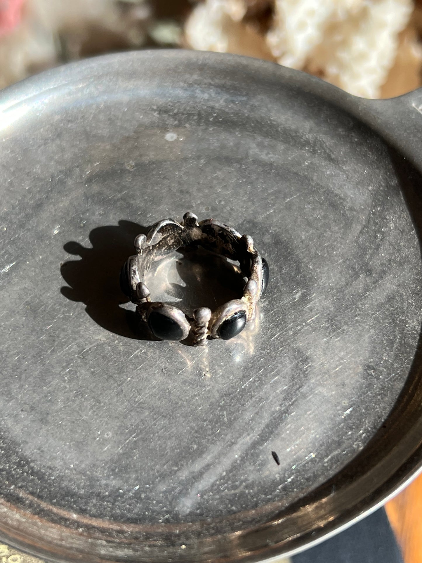 Black Onyx 5-Stone Ring