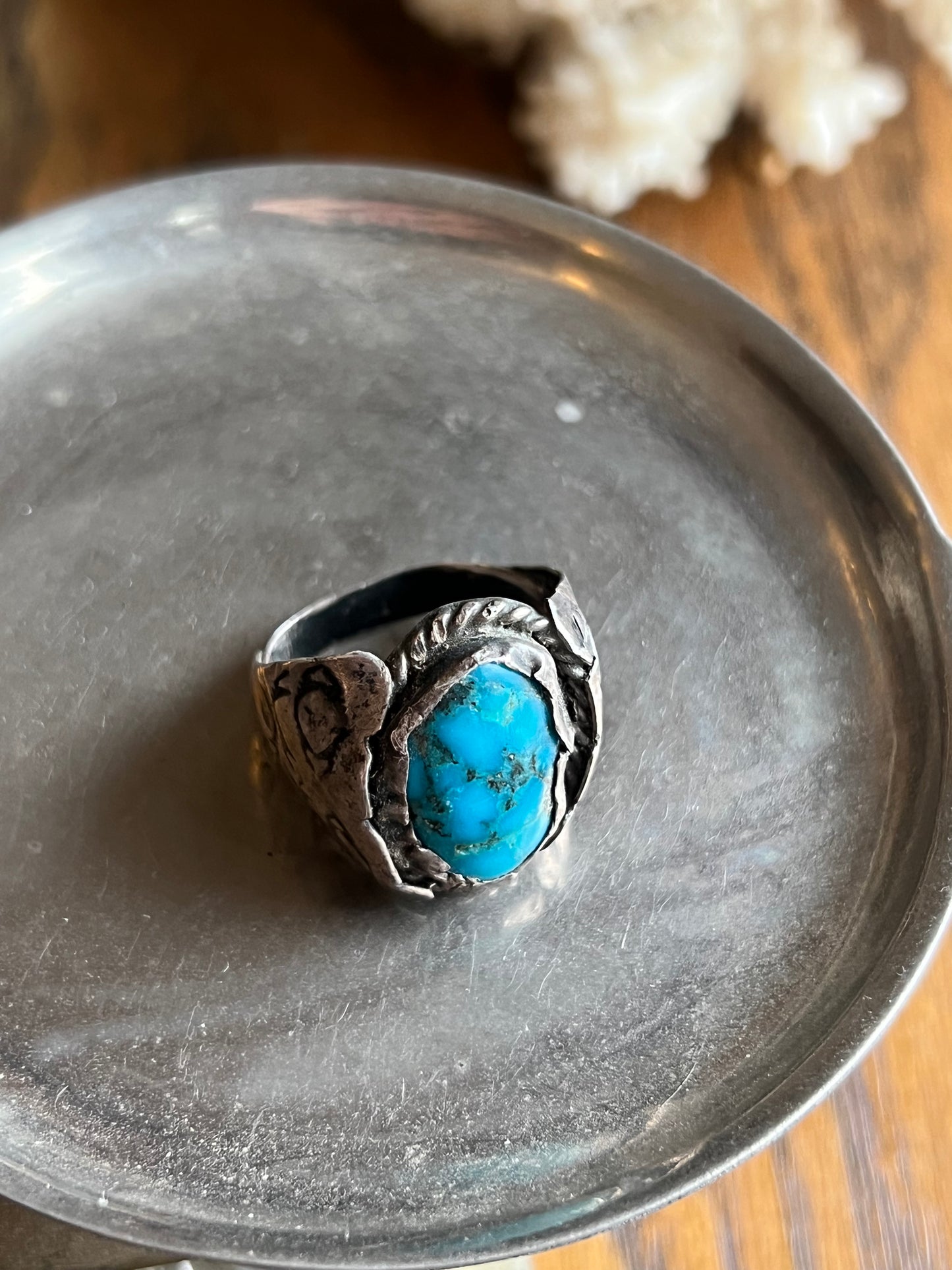 Old Pawn San Bernardino Turquoise Ring