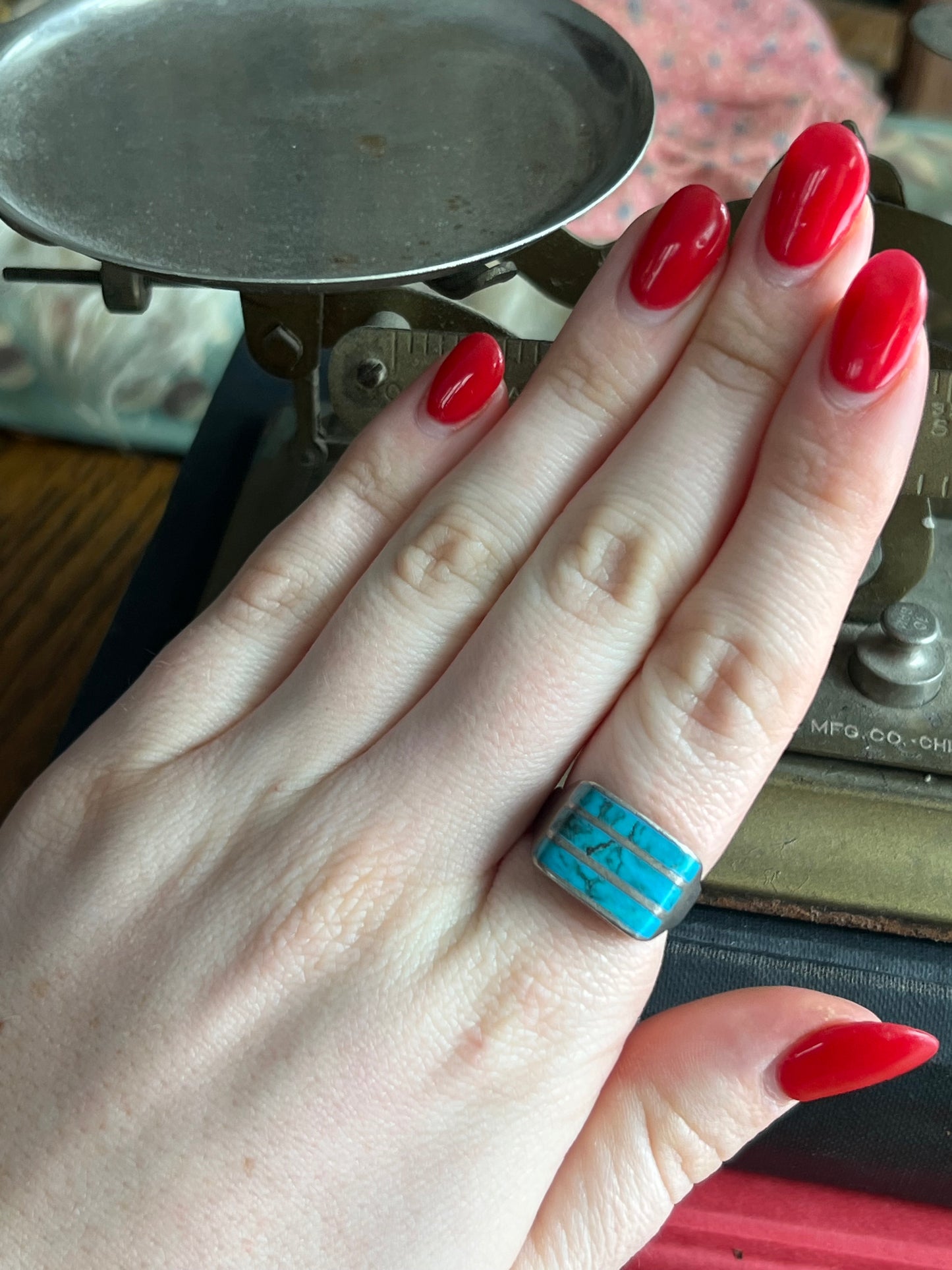 Turquoise Inlay Ring