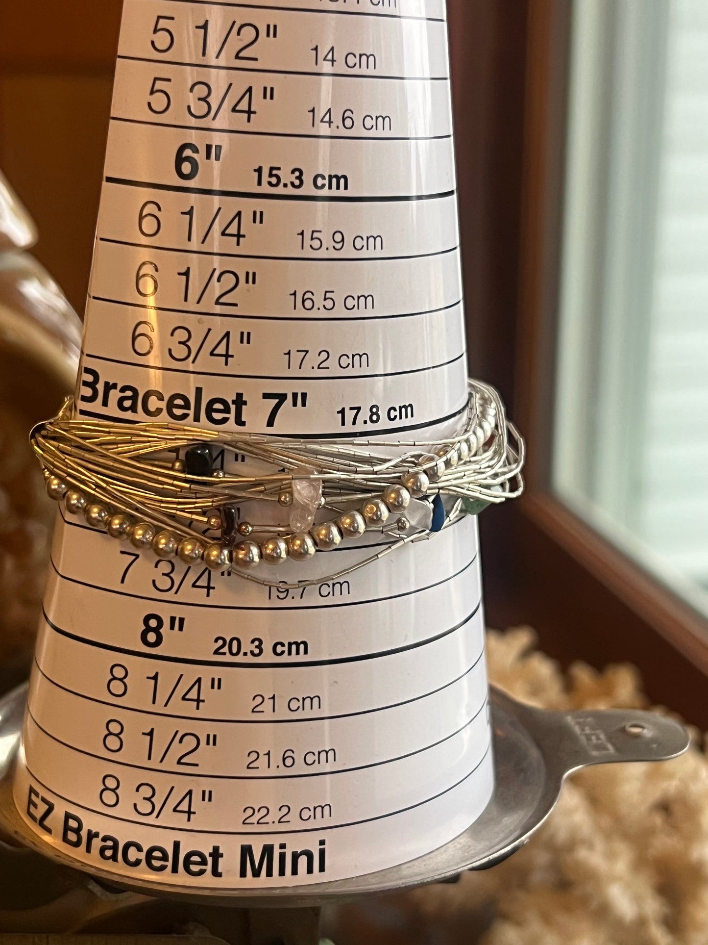 Sterling Silver Strand with Charms Bracelet