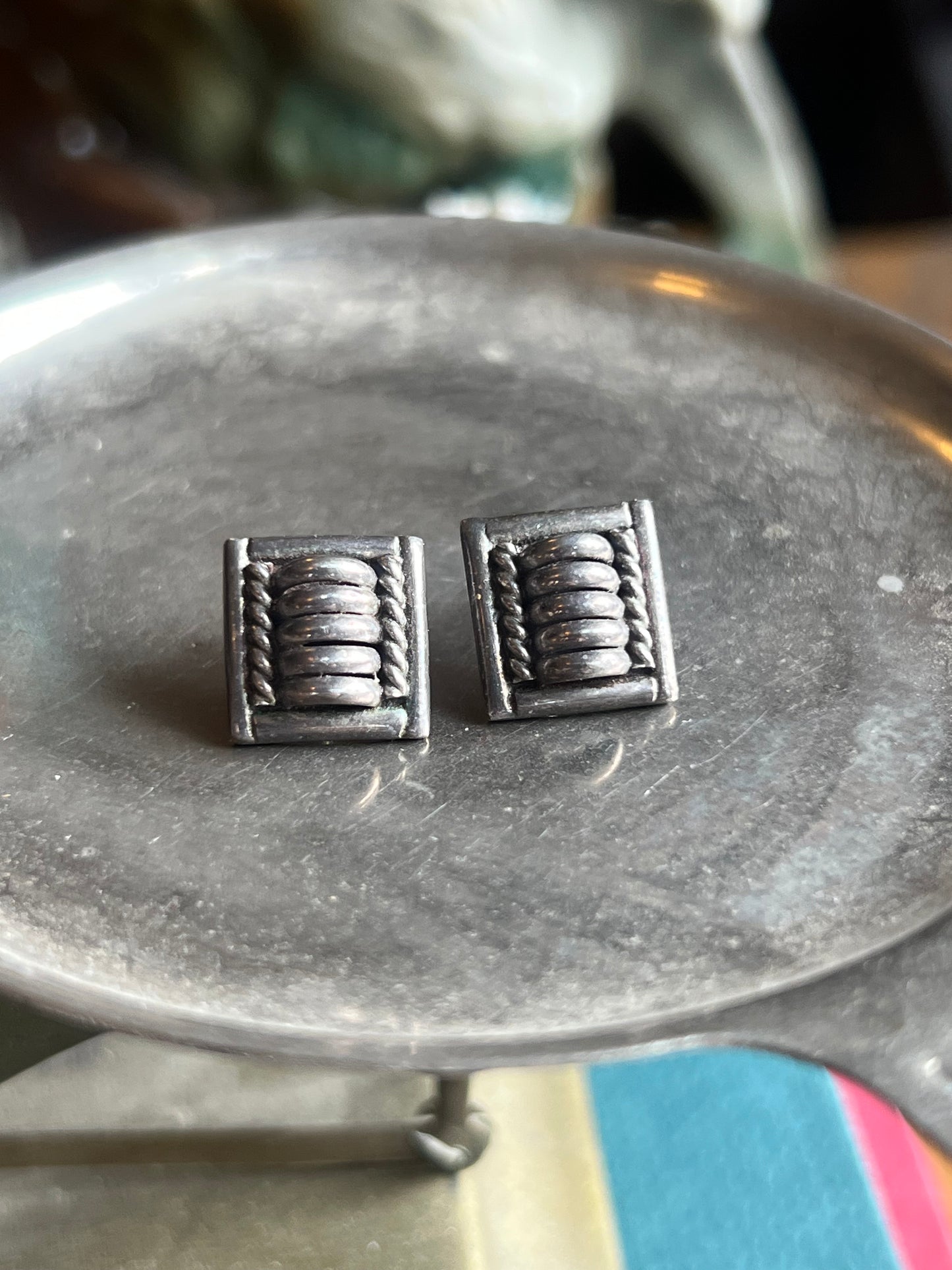 Tom Charley Sterling Silver Post Earrings