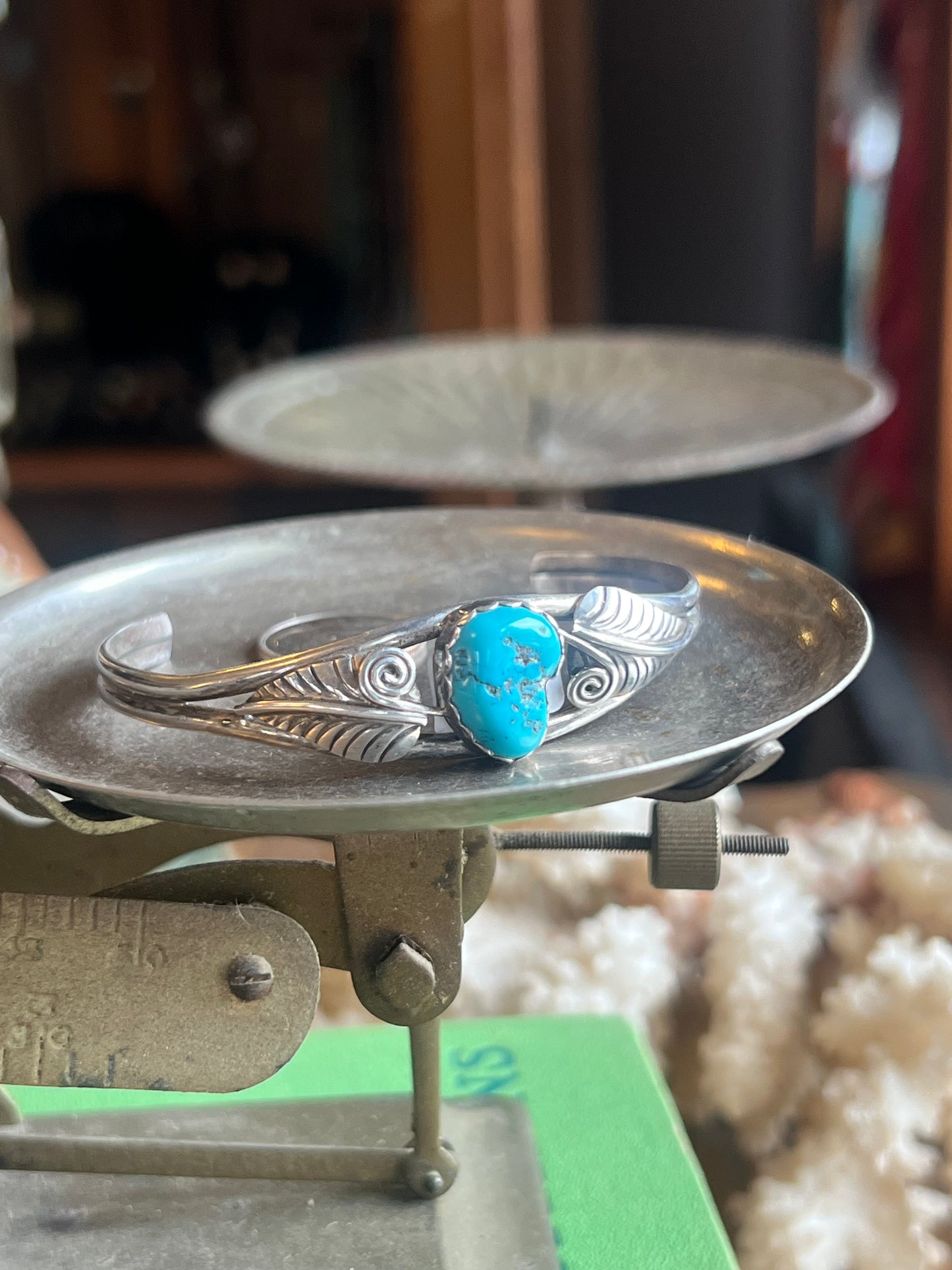 Sterling Silver Kingman Turquoise Cuff