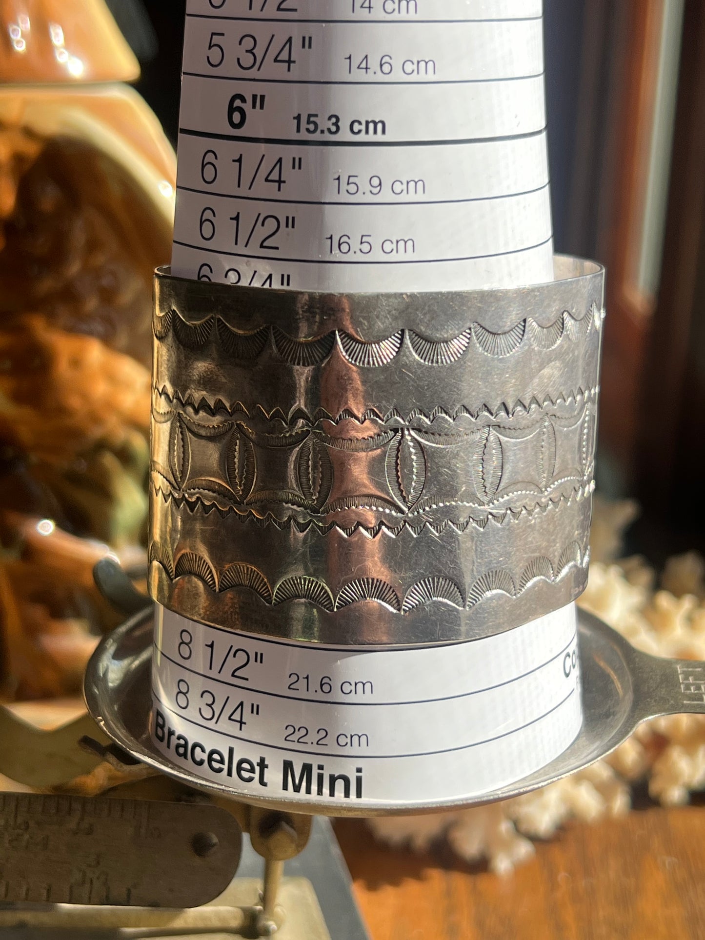 Pawn Chunky Silver Cuff